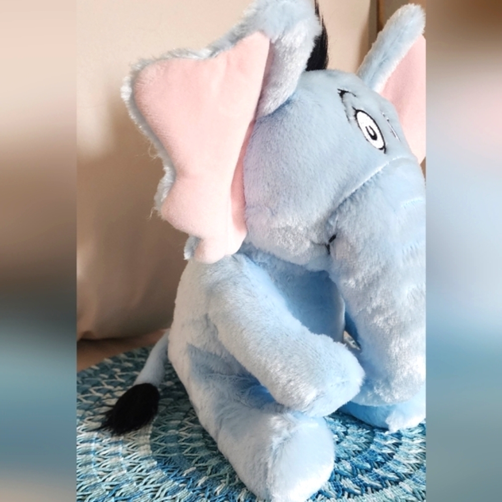 Horton Hears A Who Dr Seuss Elephant Stuffed Cozy 10 Inches Ages 3 & Up (NWT) - Picture 3 of 9
